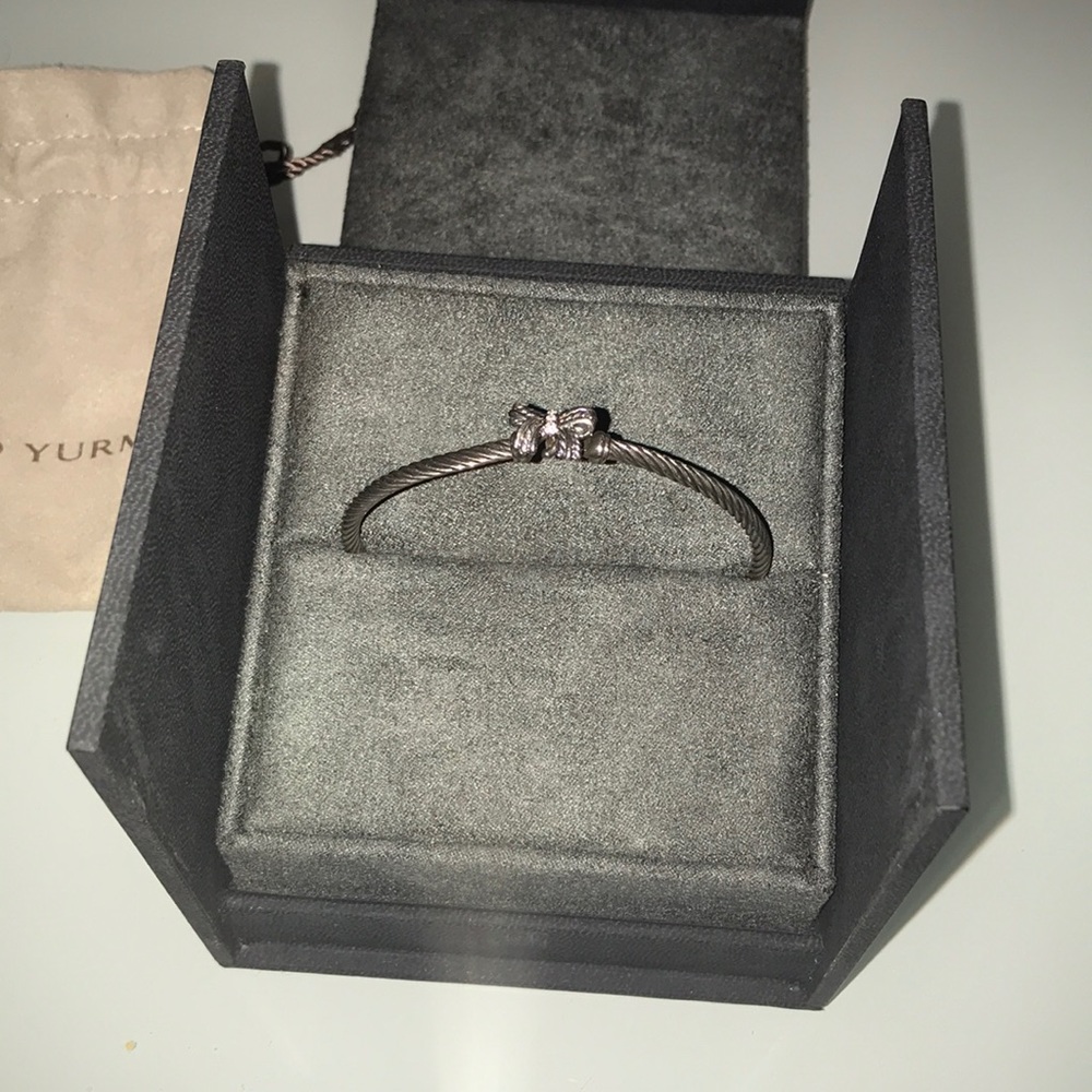 David Yurman diamond bow bracelet